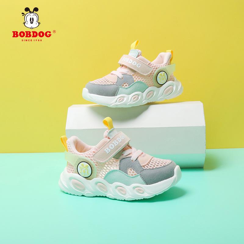 Babudou baby walking shoes2026Spring collection: single-layer mesh athletic shoes for boys, girls, and toddlers; mesh shoes for young children