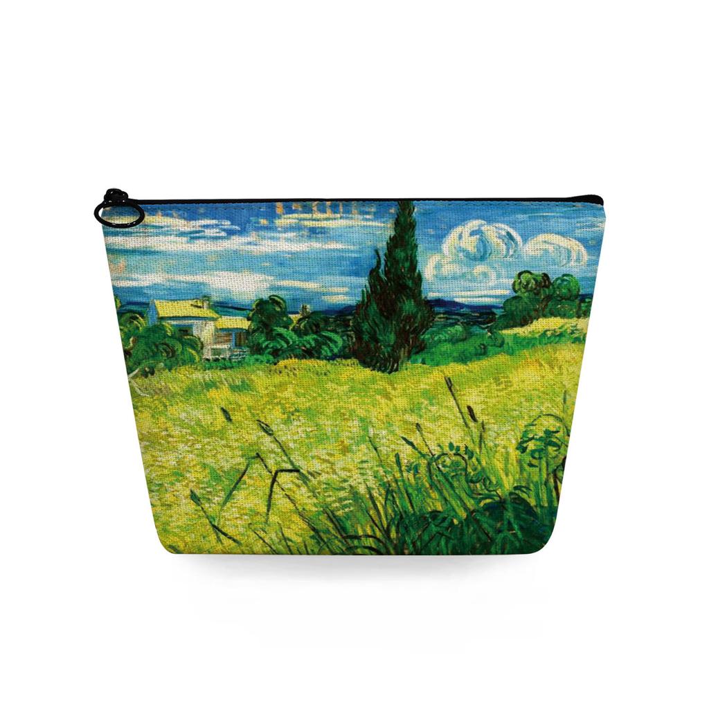 Women Oil Painting Print Cosmetic Bag Toiletries Organize Travel Storage Case 6861