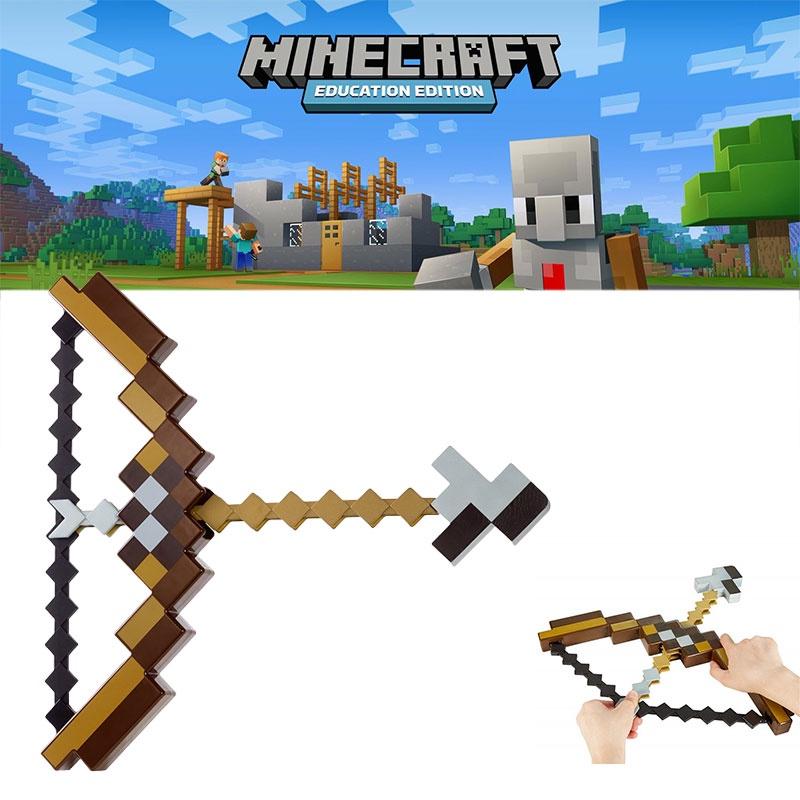 Minecraft Plastic Bow And Arrow Toy For Kids Durable And Fun Minecraft-themed Playtime