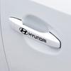 Car Door Handle Stickers Body Vinyl Stickers Decals Accessories For Hyundai Kona i20 i30 Elantra Wagon Accent Ioniq Veloster i10 v1