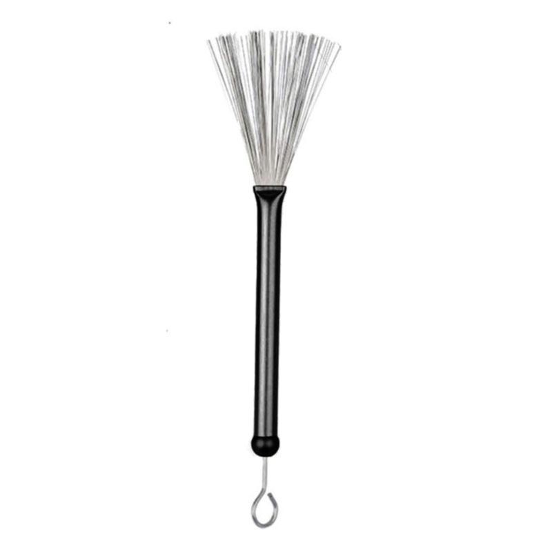 2Pcs Nylon Drum Brushes Drum Stick Brushes Percussion Drum Brush Stick for Jazzes Acoustic Playing Music Lover