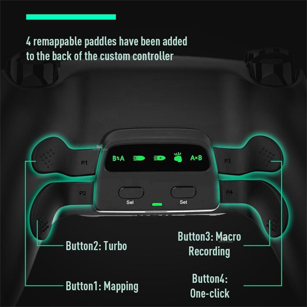 DATA FROG pentru controler Sony PlayStation 5 Palete din spate Accesoriu butonului din spate Tasta programabilă de cartografiere cu 4 taste Gamepad Extender