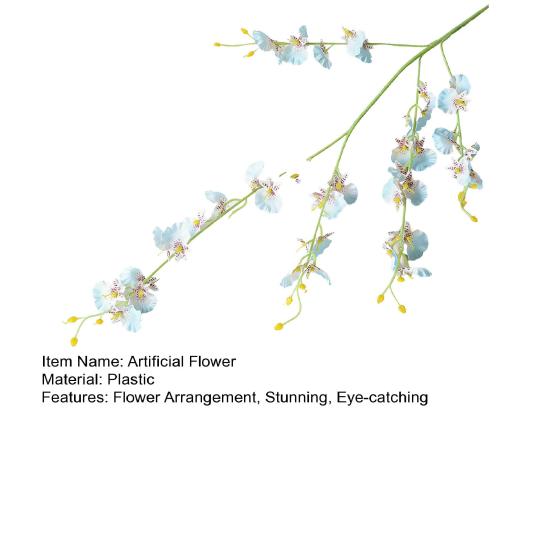 Fleurs Phalaenopsis Artificielles 39" 5 Tiges Orchidée Artificielle Plantes pour Vase Douche de Mariée Fête à la Maison Décoration de Mariage