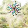 European Wrought Iron Windmill Flower Vase - 1.5m High Garden Decor