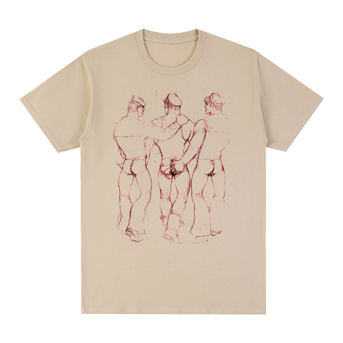 

Tom Of Finland Pride Vintage T-shirt Gay Cops LGBT Cotton Men T shirt New Tee Tshirt Womens Tops 4XL