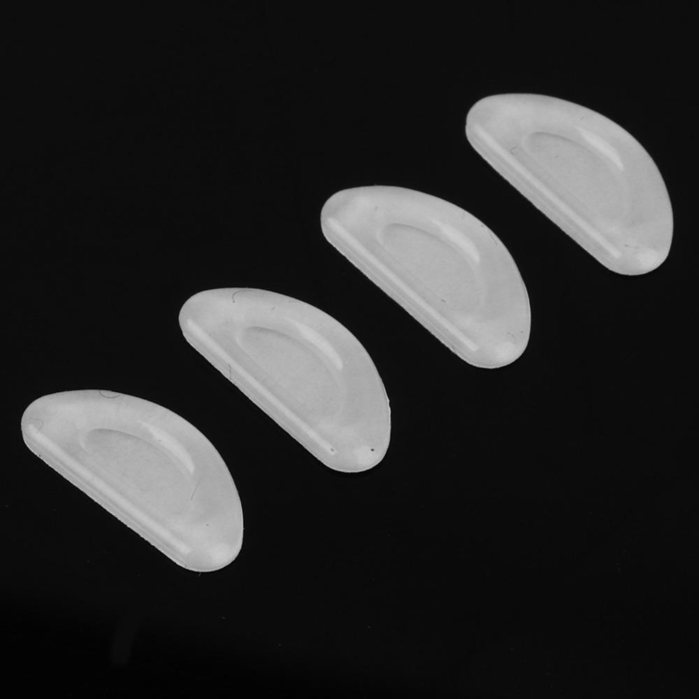 20 Pairs Silicone Material Mini Glasses Nose Pads Transparent White Air Cushion Design Non Slip Nose Pads Sunglasses Nose Pads