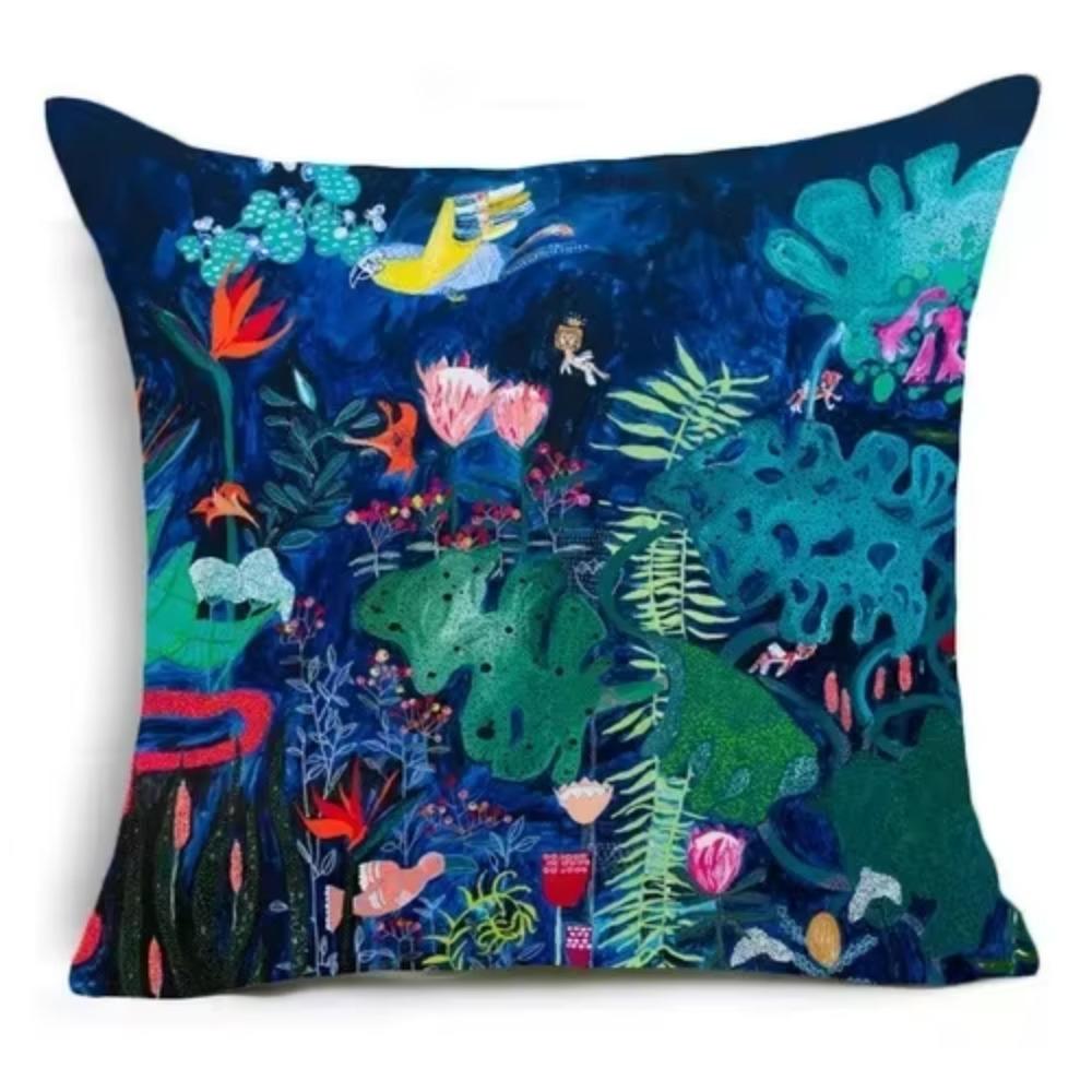 Nordic art bouquet printed pattern cushion cover for home living room sofa bedroom decoration throw pillow pillowcase