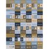TF Publishing July 2025 - June 2026 Simply French Blue Medium Weekly Monthly Planner - 12 Month Academic Planner 2025-2026 with Durable Cover, Thick