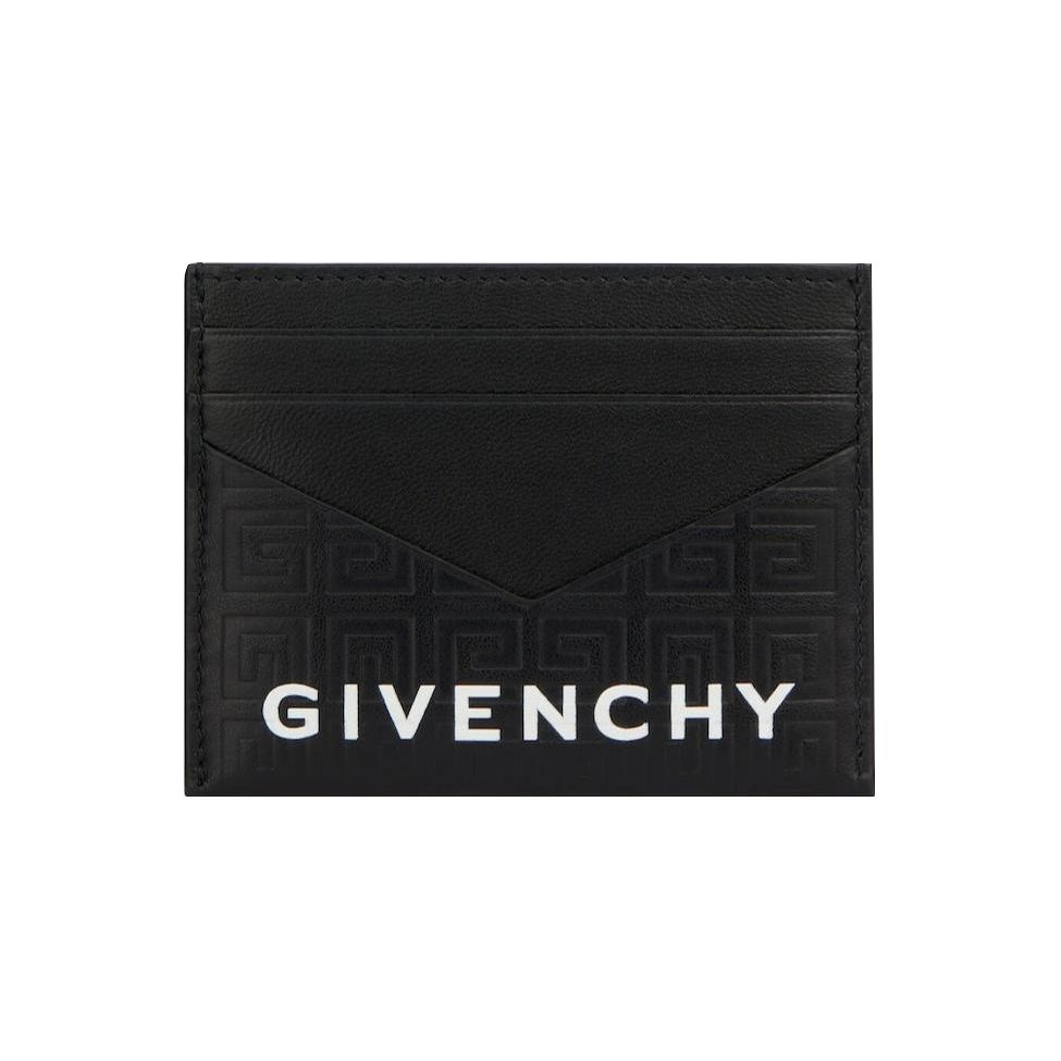 

Givenchy 4G G Cut Logo Pattern Print Leather Card Holder Unisex Card Holder Black BB60K9B1J5-001 Box(Basic Set+Box)