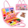 Toys Busy Board Montessori Gifts, Sensory Toys,Educational Travel Toys, Preschool Activities for Learning Fine Motor Skills