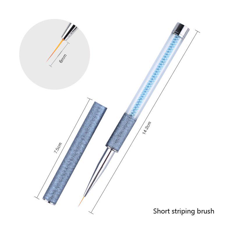 Пензель для малювання для нігтів Liner Painting Pen Акриловий пензель для малювання для нігтів Перламутрова ручка Інструмент для манікюрного дизайну