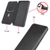 VIVO Y03/Y18 Carbon Fiber Multi-card Flip Phone Case