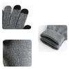 1Pair Winter Gloves Touchscreen Waterproof Thicken Anti-Slip Soft Knit Lining Thermal Hiking Skiing Fishing Cycling Snowboard