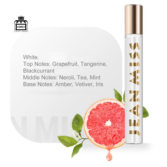 12ml Rollerball Attraktiver, gut versiegelnder Duft Deodorant Blutorange Basilikum Minze Rollerball Vanille Parfüm