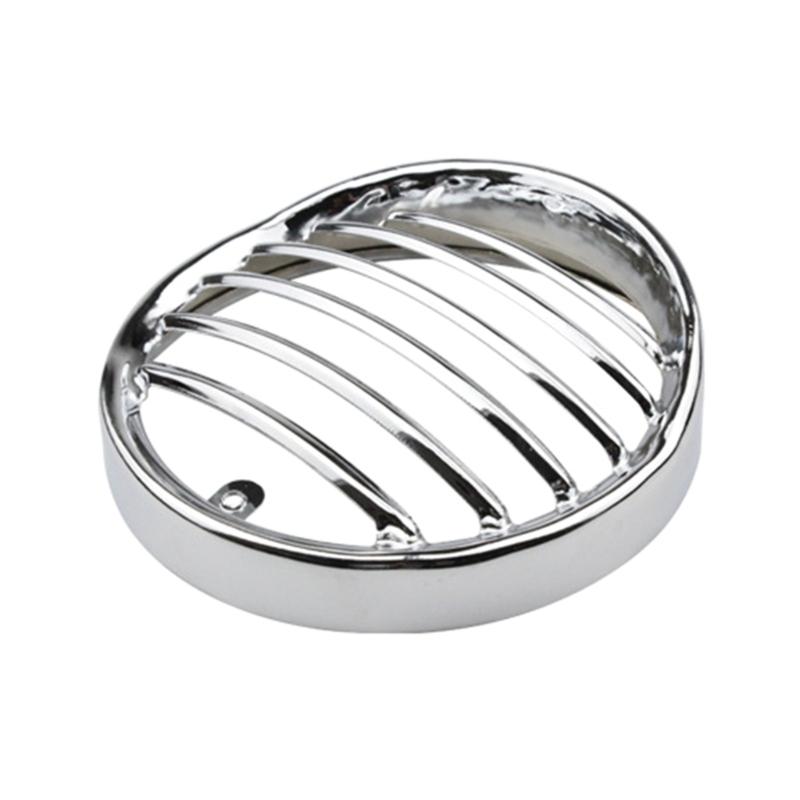 

Мотоциклетная 5 3/4 5.75 светодиодная решетка для фары ABS защитный аксессуар для фары подходит для XL883 XL1200 XL1200X X48 серебряный