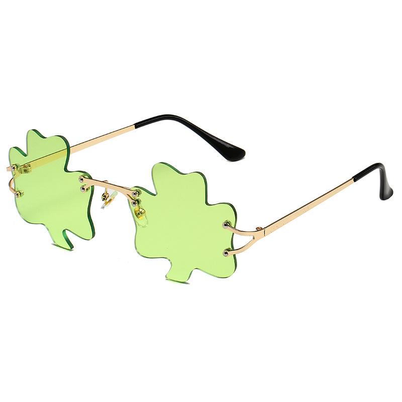 MGparty St. Patrick's Day Shamrock Glasses Irish Lucky Green Clover Sunglasses Saint Patricks Accessories Party Favor