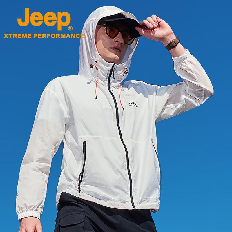 JEEP Men's Breathable Outdoor Sun Protection Jacket
