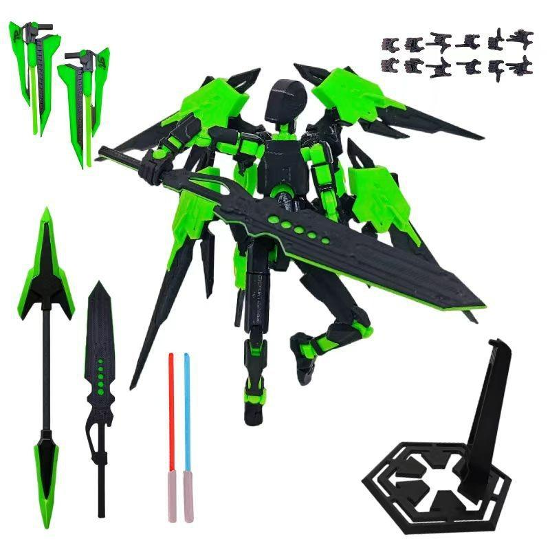 Action Figure Titan 13 T13 Stampata 3D Multi-Articolata Mobile Lucky Dummy Nova Robot Action Figure Regali