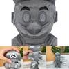 Pelúcia Super Mario 28cm Mario Prata Posição Sentada Mario de Metal Atacado