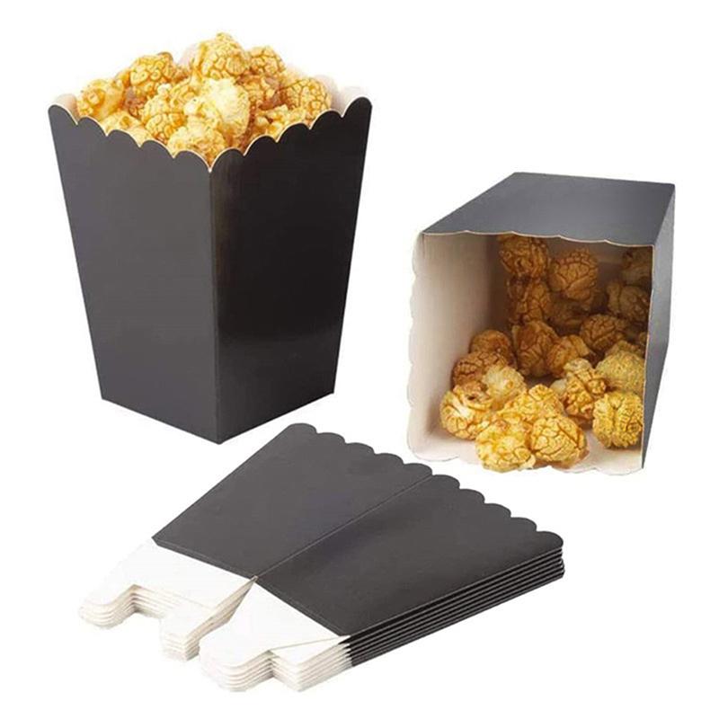 10 ks Krabička na popcorn Svačinová krabička Jednorázové nádoby na svačinu Papírová krabička na kuře