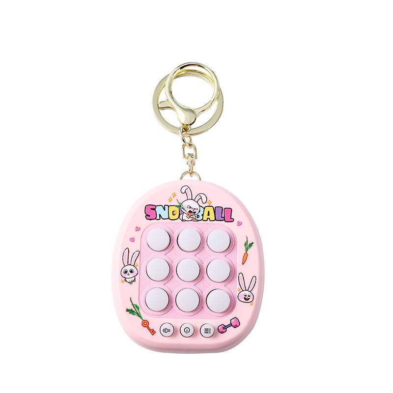 Tic-Tac-Toe Keychain: Cute Cartoon Decompression Toy for Kids