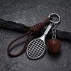 Tennis Ball Design Tennis Racket Keychain Mini Size Tennis Racket Keyring  Boys Girls