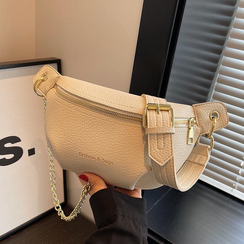 Korean version of small bag women's 2025 new fashion explosion messenger bag popular shoulder bag chest bag fanny pack