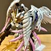 GL MGSD Wing Zero EW Snow White Version Angel Feather Drop Mech Assembly Model Kit Action Figure Desktop Decoration Doll Boy Toy