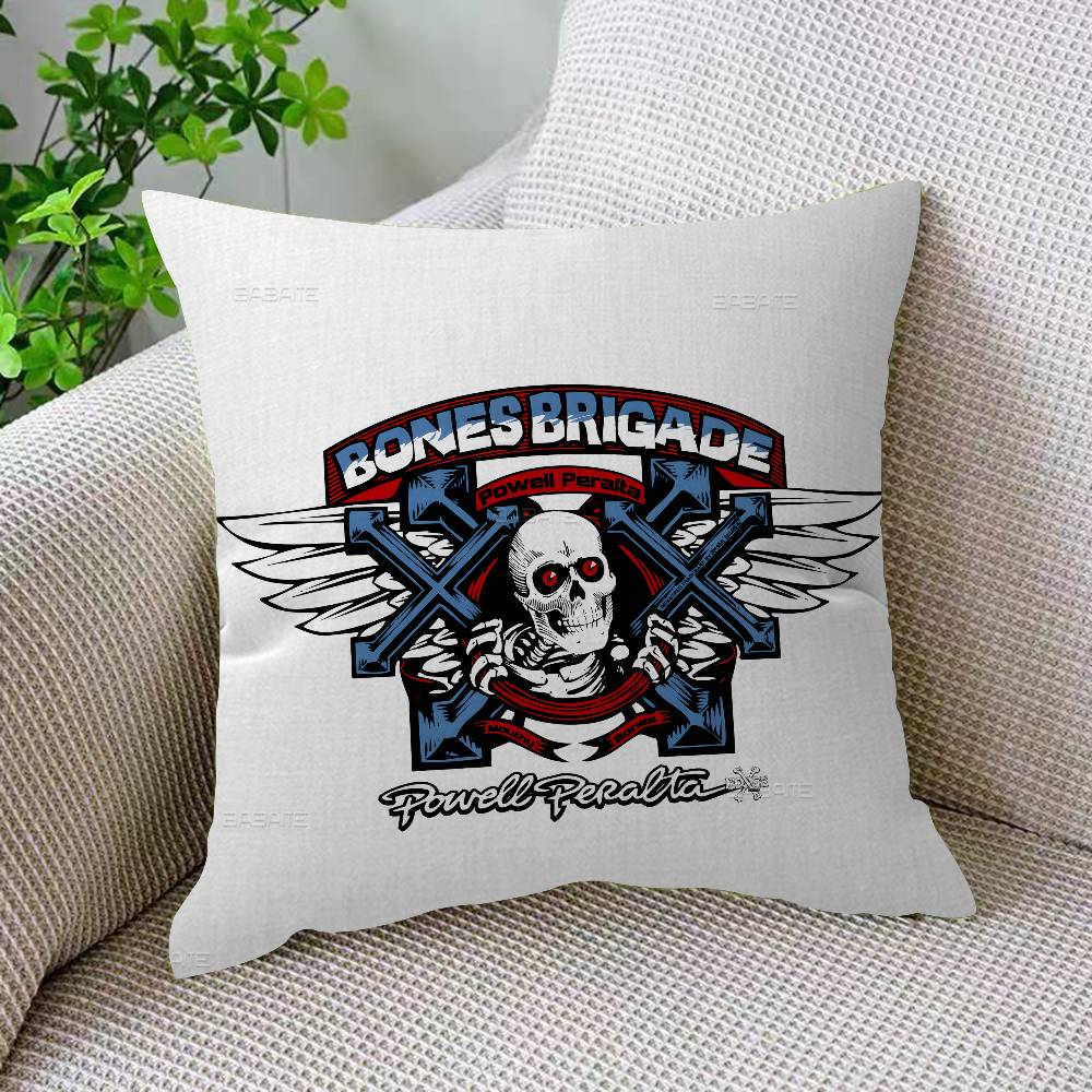 P-Powells P-Peraltas Skateboard Cartoon pillow cover sofa cushion cover home room decoration children gift