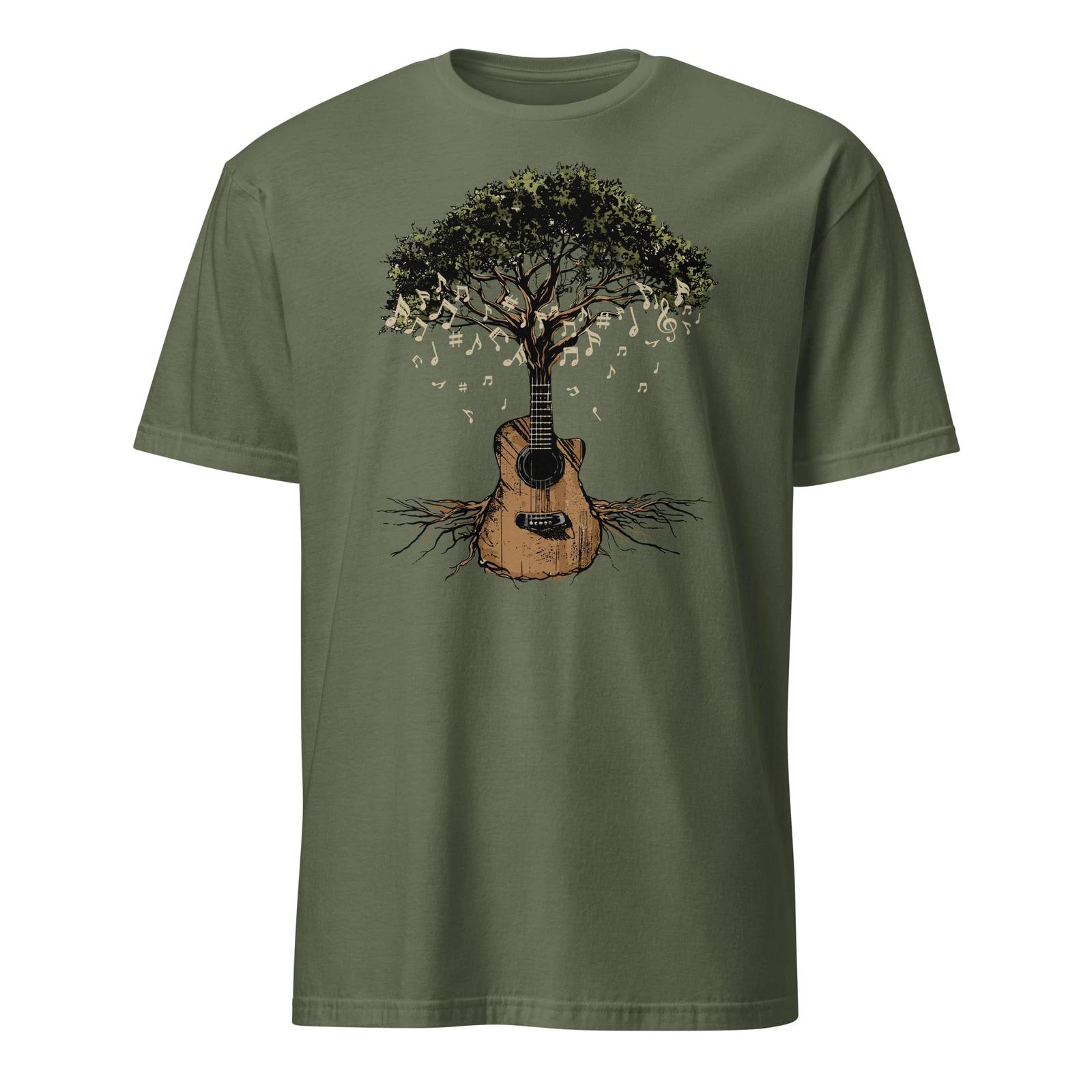 Acoustic Guitar Tree Shirt Tree of Life Funny Guitarist T-Shirt Size S-3XL Gift 3XL