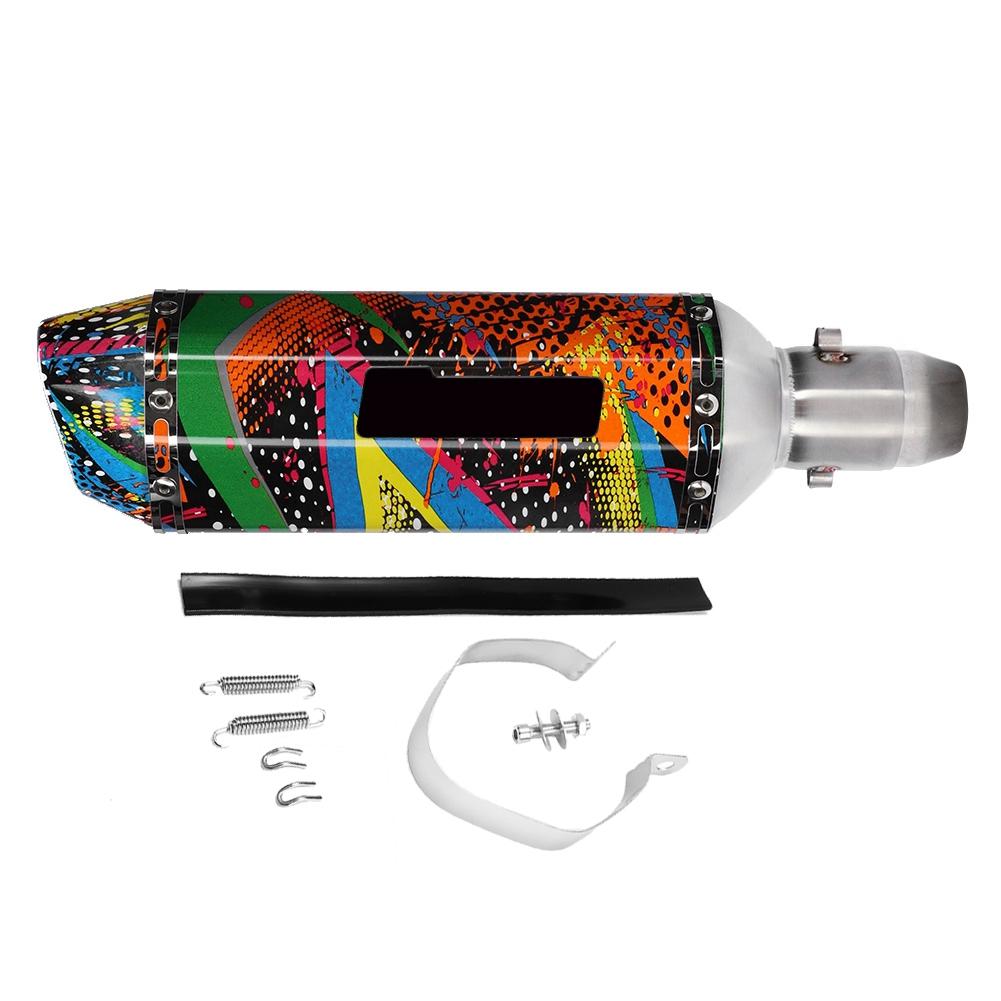 

Universal 2inch Stainless Steel Motorcycle Tail Modified Silencer Exhaust Muffler Pipe L78