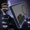 Strong Magnetic Mobile Phone Case with Kickstand for Samsung Galaxy S25 S24 Ultra Plus S23 S22 Cases with Stand Black Cover