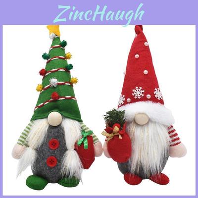 Festive Christmas Decor Sacred Faceless Doll Figurine Available In Green/red Handmade 31*16*7cm