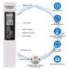 White Digital Water Quality Tester TDS EC Meter Range 0-9990 Multifunctional Water Purity Temperature Meter TEMP PPM Tester