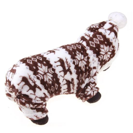 Pet Blouse Cute Wear-resistant Coral Fleece Warm Pet Blouse for Show