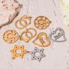20pcs/lot Butterfly Heart David Star Angel Family Charms Stainless Steel Pendants Jewelry Making DIY Handmade Craft Wholesale