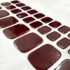 Transparent Nude UV Gel Nail Art Stickers: Semi-Cured, Semi-Baked Manicure Sheets