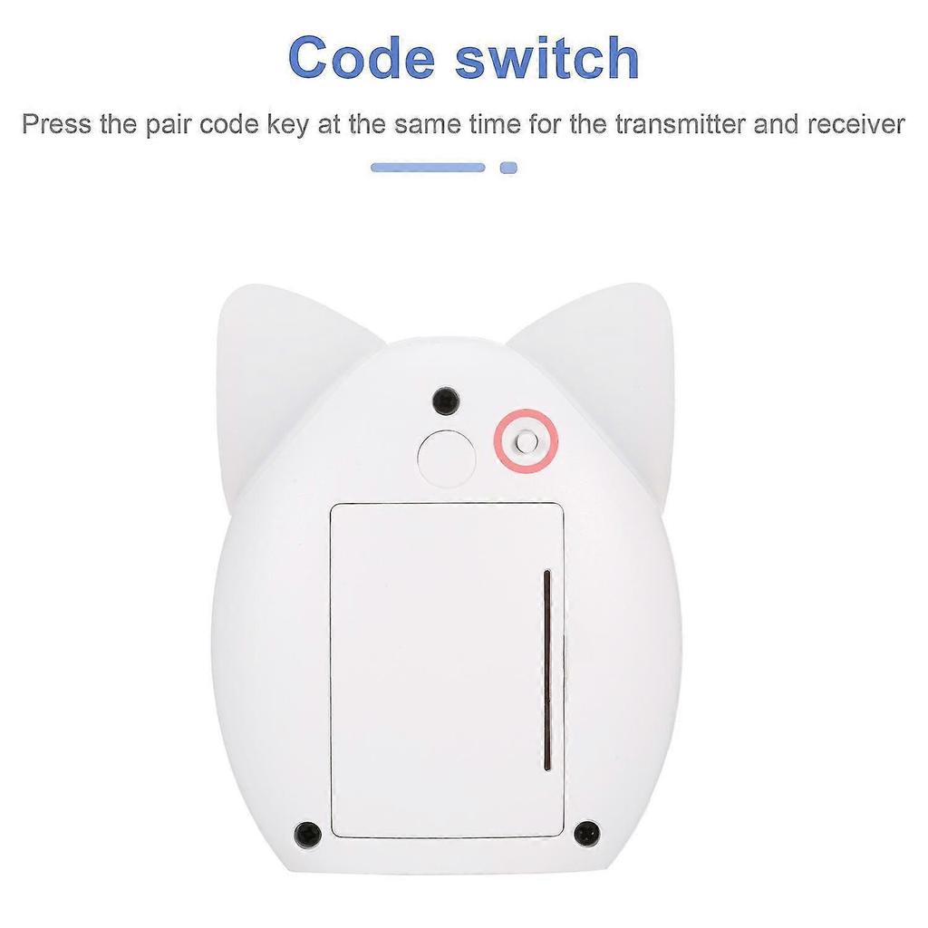 Wireless Audio Baby Monitor Two-way Talk Back Long Range Transmission Vox Mode Night Light Music Pla