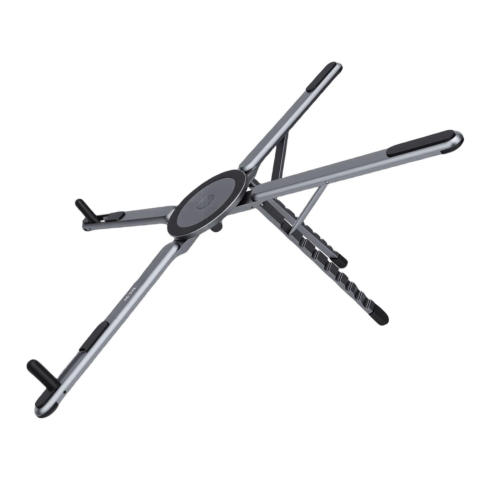 Laptop Stand 3 in 1 Design Multifunctional Foldable Aluminium Alloy Adjustable Laptop Riser