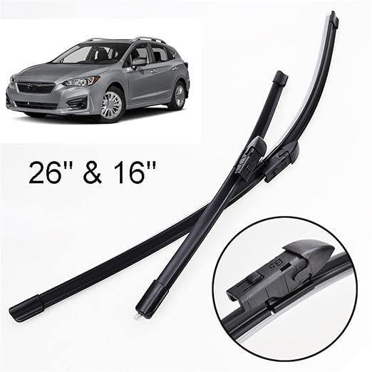 

Front windshield wiper blades for Subaru Impreza XV GK GT 2017-2025 26 + 16 Subaru Impreza XV GK GT 2017-2022 26 + 16