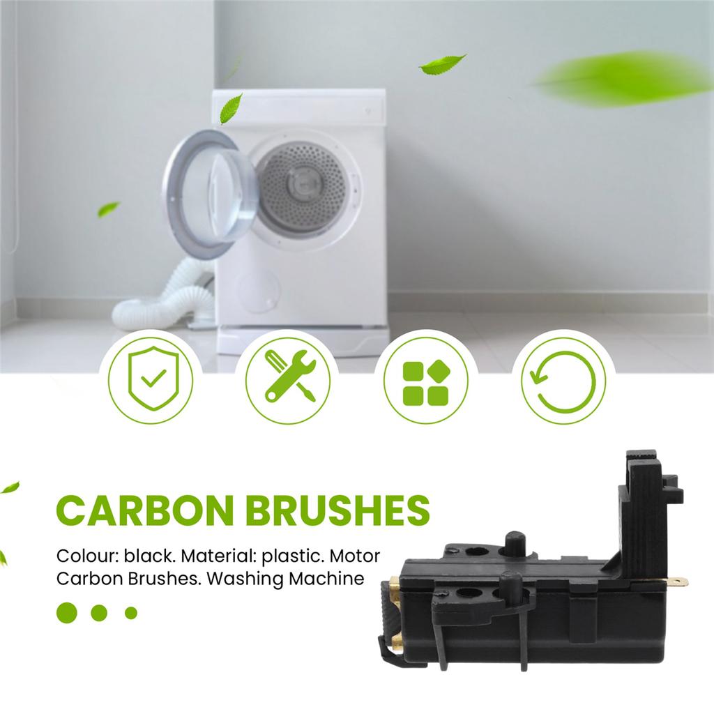 2Pcs Washing Machine Motor Carbon Brush for Whirlpool Hoover Candy Ceset