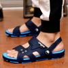 Bestellen Sie eine Nummer größer Mode Hochwertige Herren-Sandalen für Zuhause Lässige, langlebige Herrenschuhe Anti-Rutsch-Peep-Toe-Hausschuhe für Herren Sommerschuhe Alias Übergröße