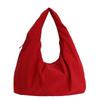 Autumn and winter versatile commuter shoulder bag women's large-capacity lazy style casual canvas tote bag new armpit bag