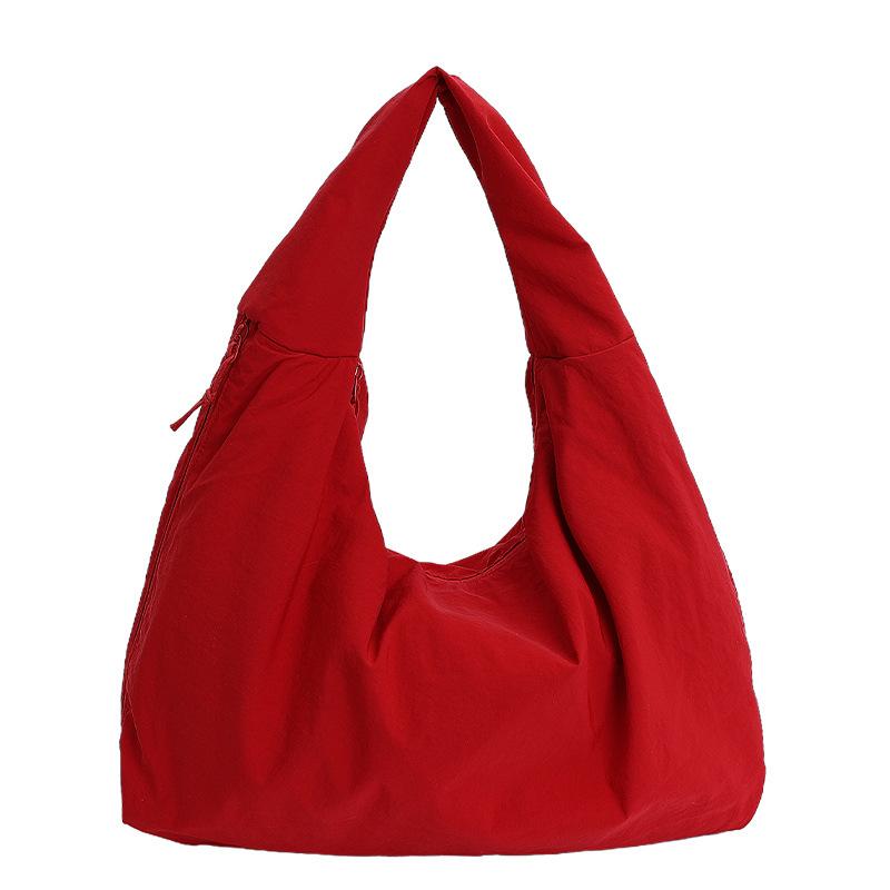 Autumn and winter versatile commuter shoulder bag women's large-capacity lazy style casual canvas tote bag new armpit bag