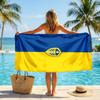 Asciugamano da Spiaggia Leeds United Football Morbido Microfibra Asciugamano Estivo Asciugatura Rapida Assorbente per Spiaggia Piscina Viaggio