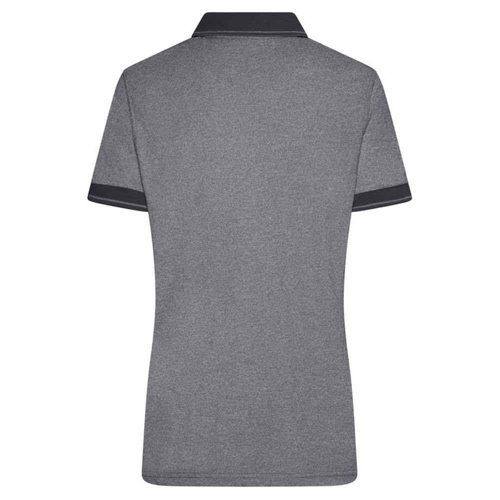 James and Nicholson Womens/Ladies Heather Polo Shirt