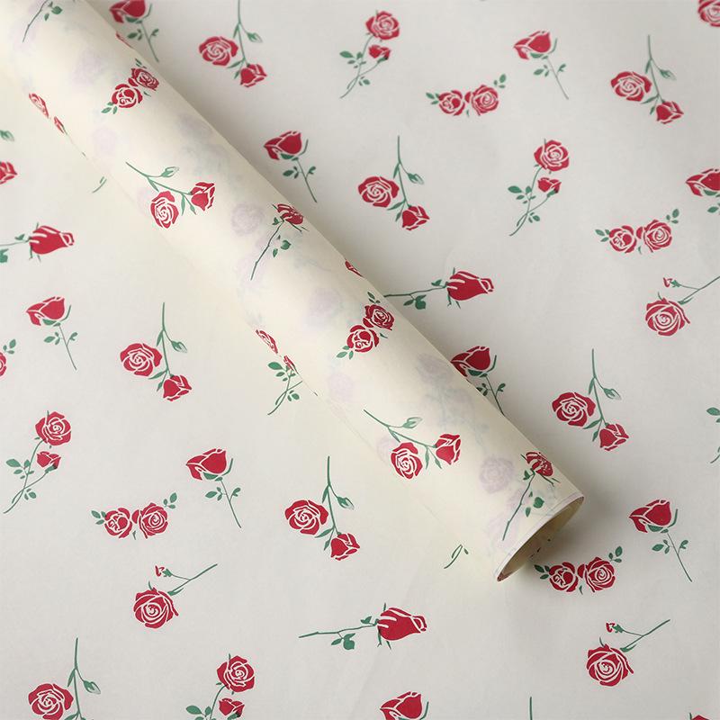 Exklusives florales Seidenpapier zum Einwickeln und Auslegen