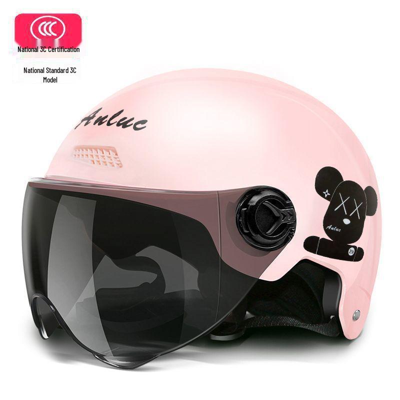 Universal Certified Electric Vehicle Helmet for All Seasons - Unisex Battery Motorcycle Riding Helmet with Free Shipping