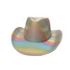 Cowgirl Hat with Dainty Rainbow for Bachelorette Party Holiday Western Cowgirl Hat for Bride for Outdoor Birthday Party
