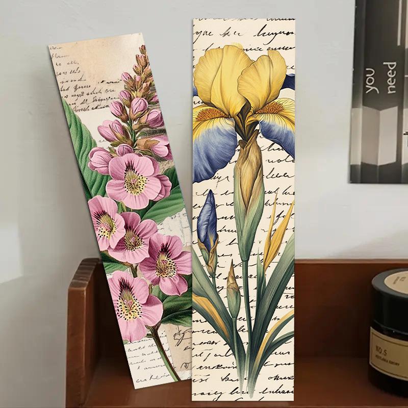 

30 Ретро Серия Цветы Простой Блокнот Литературные и Креативные Материалы Инс Чтение Бумага Закладка DIY